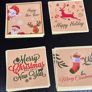 Festive Holiday Design Stickers Set (40pieces) new